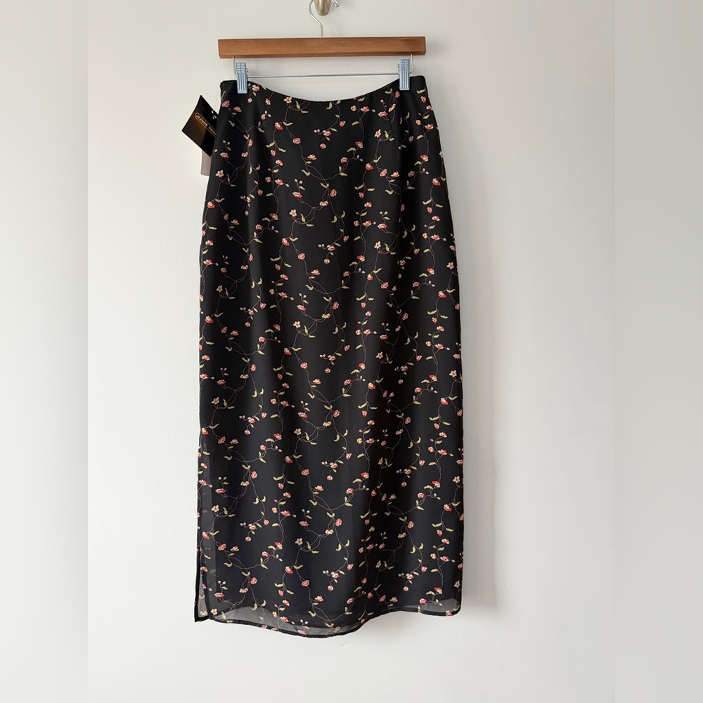 Jeanne Pierre Vintage Floral Skirt BNWT
